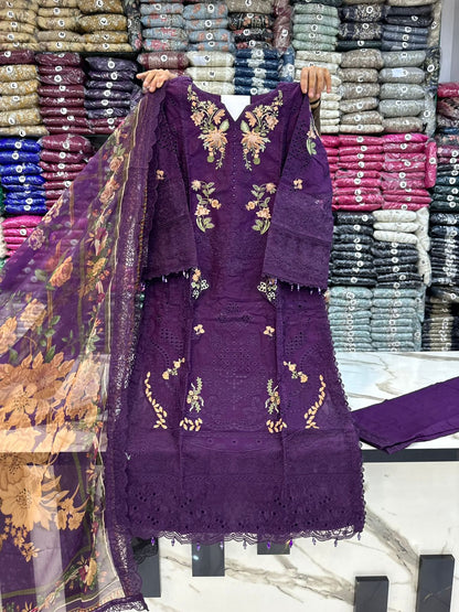 TN 55 - Premium Cotton Dress for Women – Elegant 3 Piece Outfit