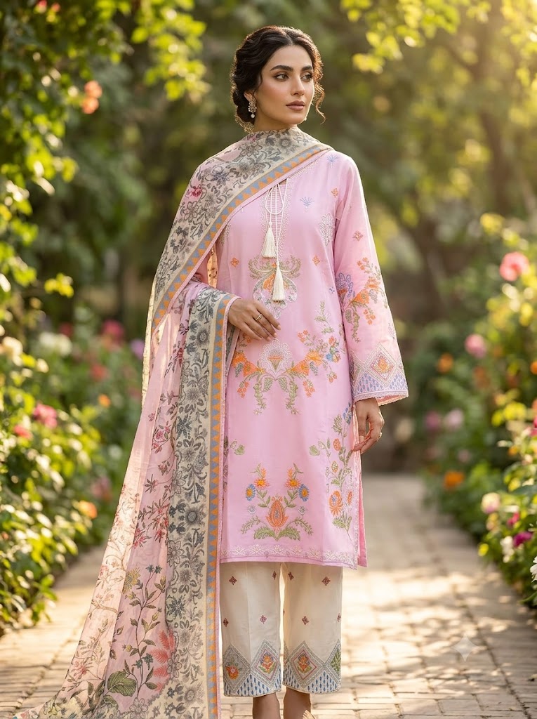 FM 140 - Cotton Suit for Women – Latest Boutique Fashion