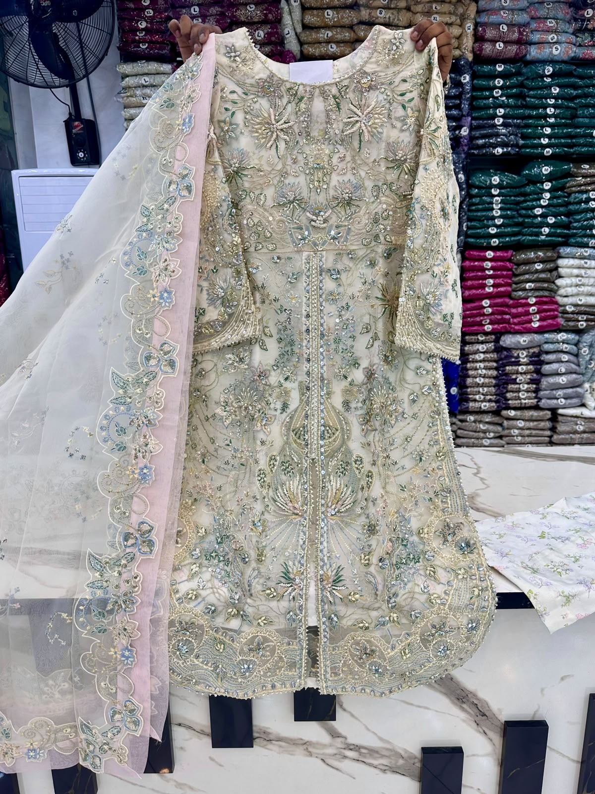 SJ 339 - Elegant Luxury Women's Party Wear Suit | Formal Collection