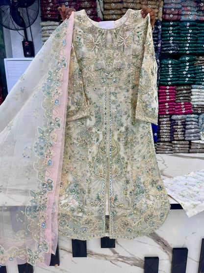 SJ 339 - Elegant Luxury Women's Party Wear Suit | Formal Collection