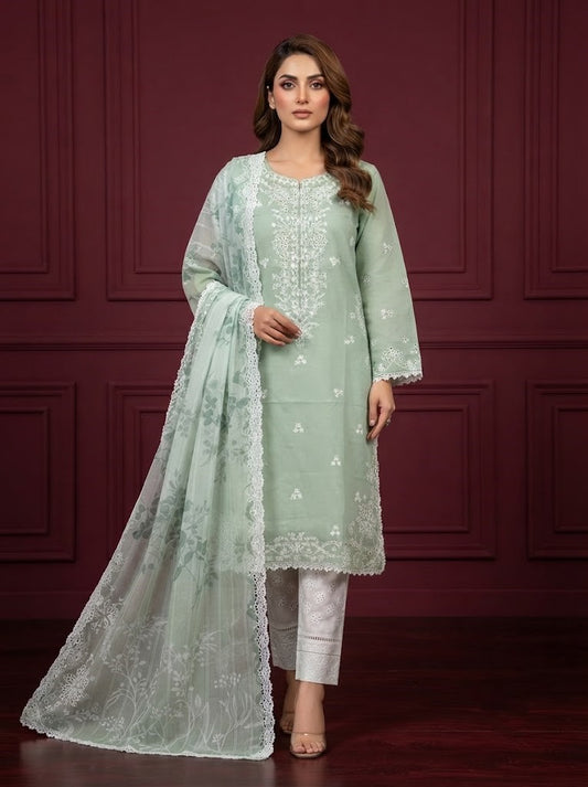 HT 308 -  Cotton Lawn 3 Piece Suit for Women | Summer Collection | Andaaz Boutique