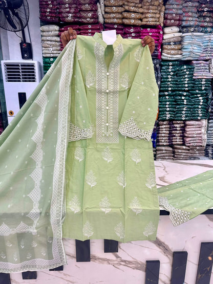 HT 314 -  Cotton Lawn 3 Piece Dress | Elegant Summer Collection | Andaaz Boutique