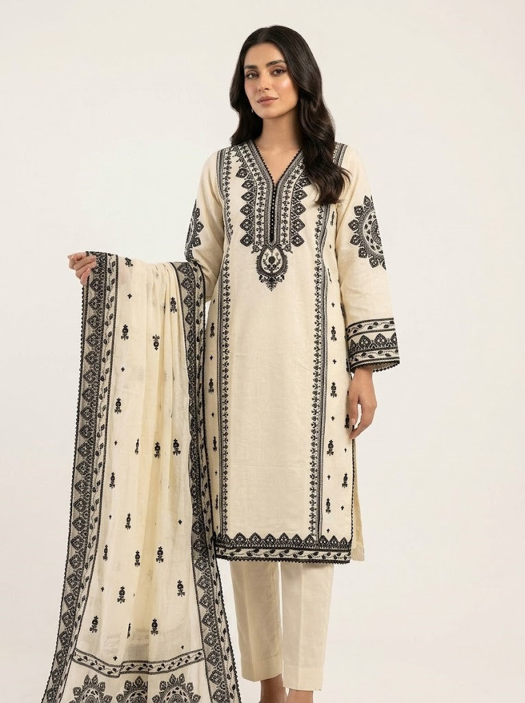 TN 50 -  3 Piece Cotton Suit – Women Fashion