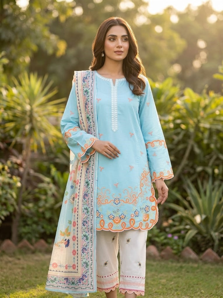 FM 137 -  Summer Outfit for Women | Pakistani Suits For Women