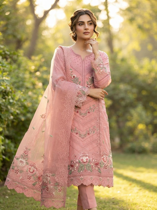 HT 298 - Cotton Lawn Dress for Women | Pakistani Summer Wear | Andaaz Boutique